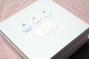 Girls Keepsake box - Candy Cupcakes 